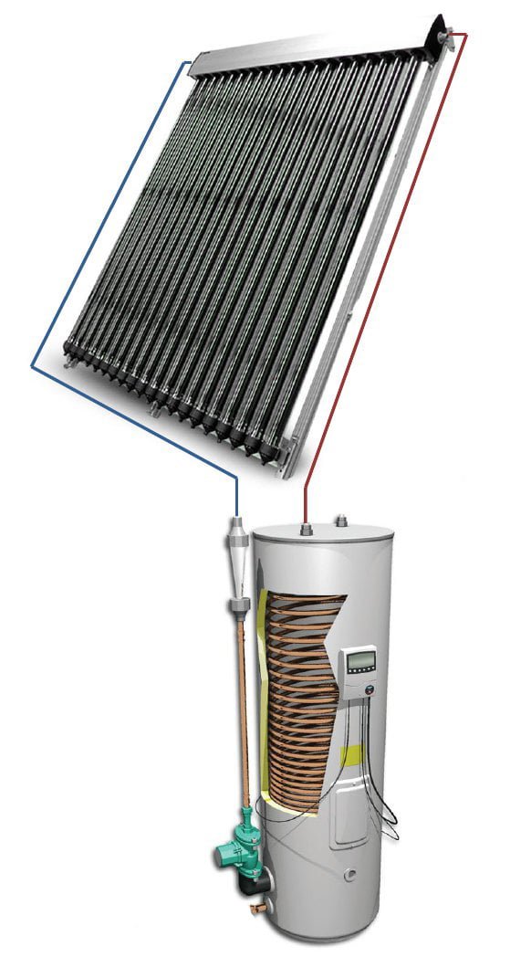HelioMaxx Pre Packaged Solar Hot Water Kits With Evacuated Tubes