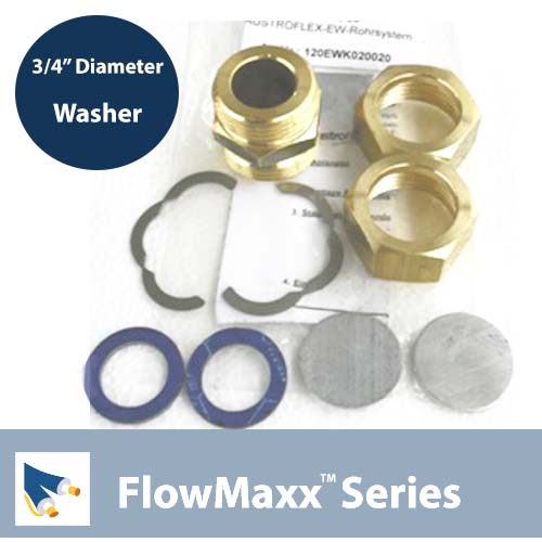 Washer flat sealing for 3/4 FlowMaxx