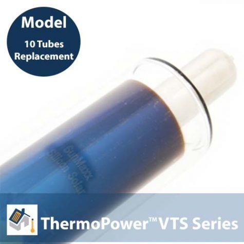 10 Thermosyphon Vacuum Replacement Tubes 58mm x 2000mm