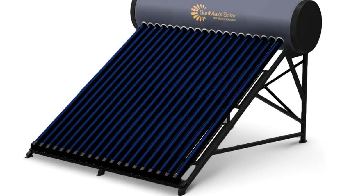 DIY Solar Hot Water Heater ThermoPower™ VTS 15 Tube / 40G Thermosyphon by  SunMaxx - SunMaxx Solar