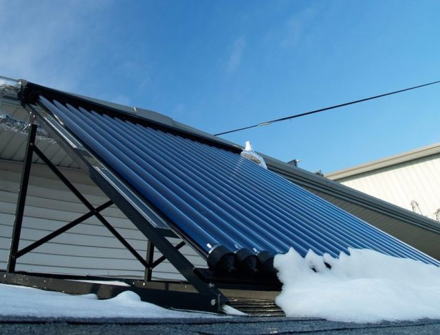 Solar Hot Water Heating System with Evacuated Tube Collector by SunMaxx ...