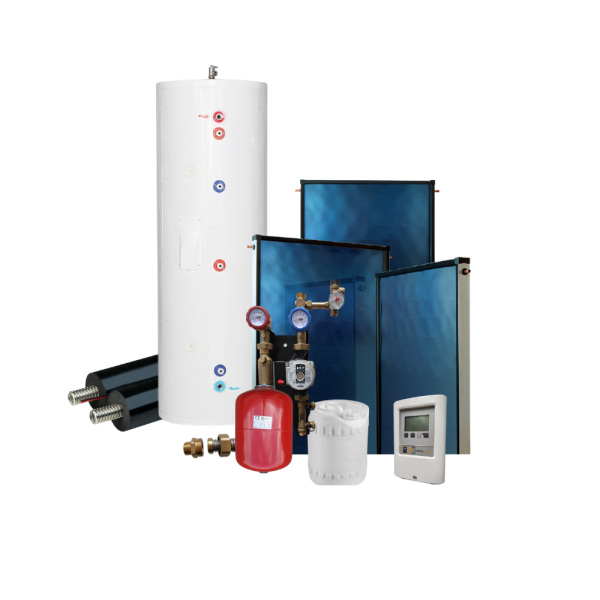 HelioMaxx™ 80G Glycol Solar Hot Water Flat Plate Collector Kit - SunMaxx  Solar